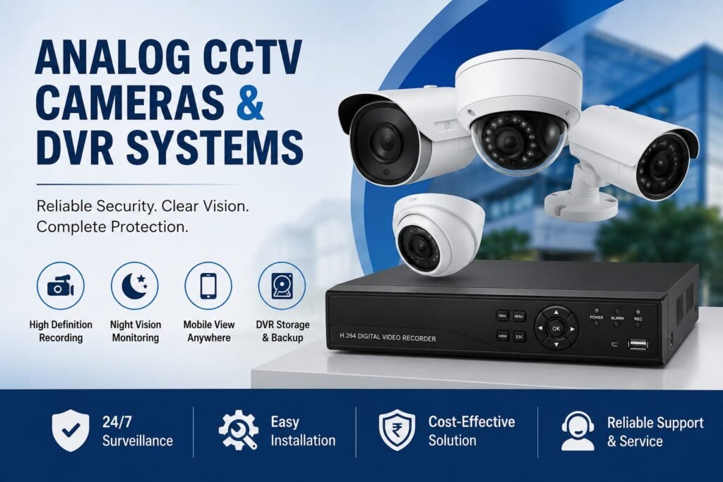 Analo CCTV Cameras & DVR Solutions